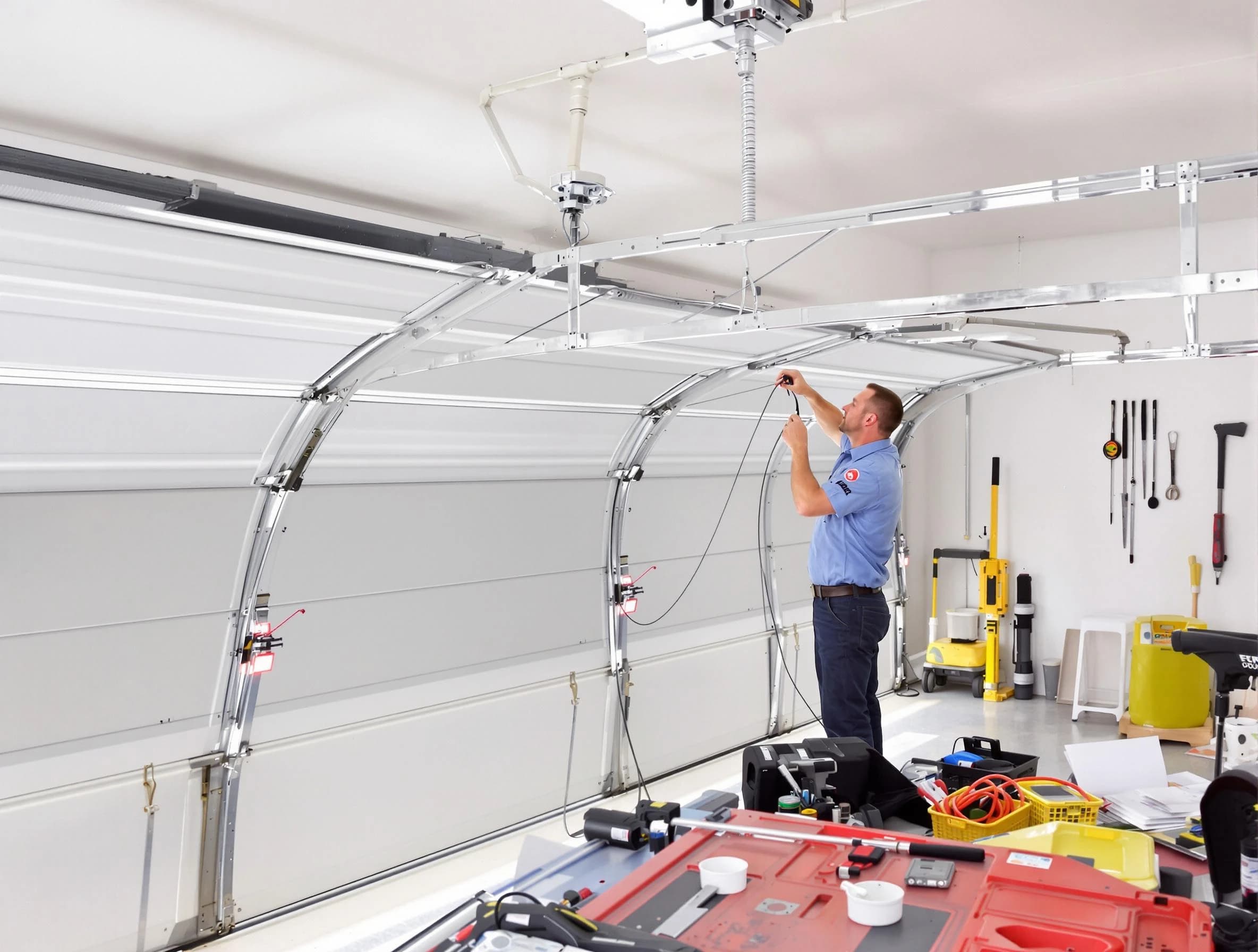 Garage door cable repair service by Thompson's Station Garage Door Repair in Thompson's Station