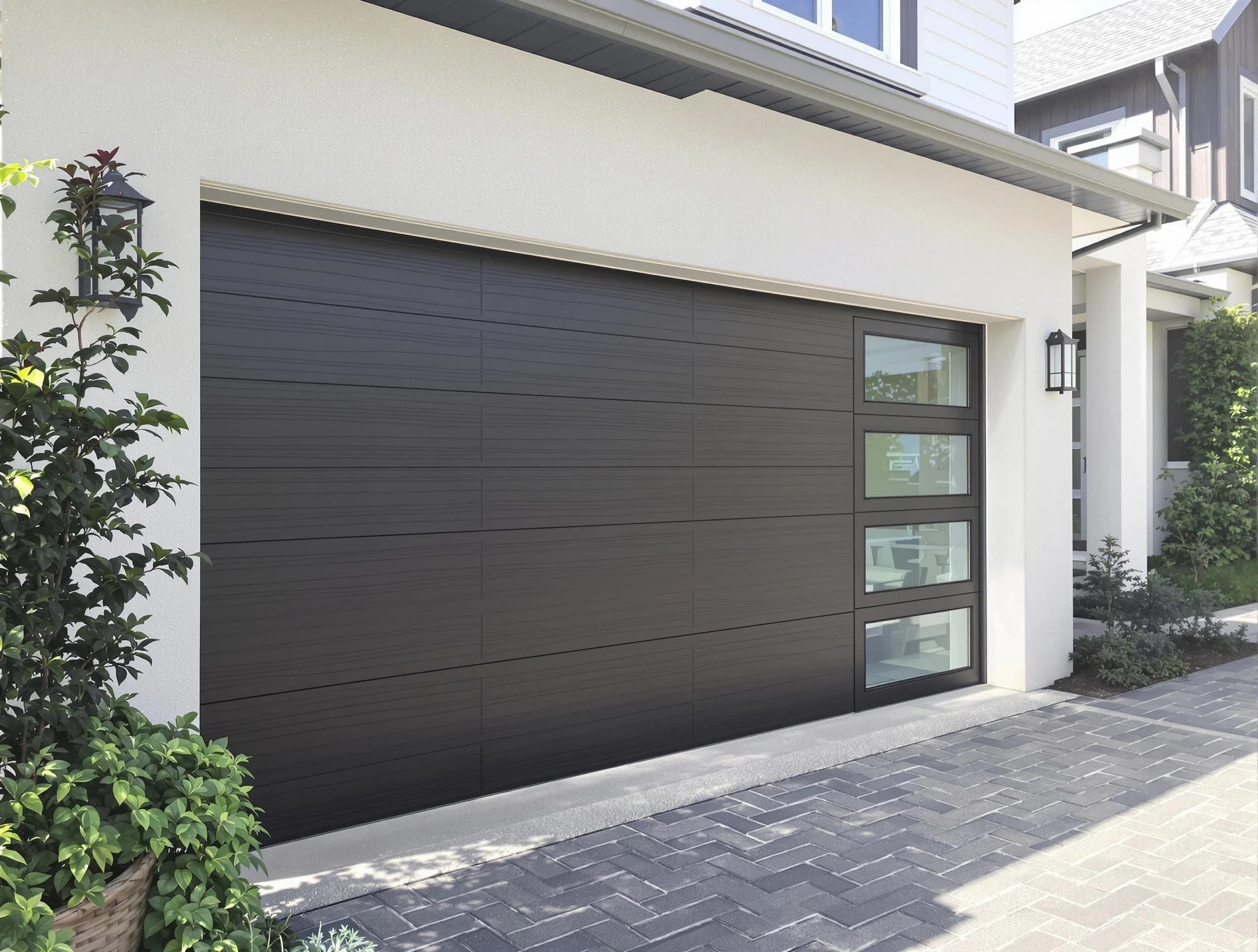Custom garage door installation by Thompson's Station Garage Door Repair in Thompson's Station
