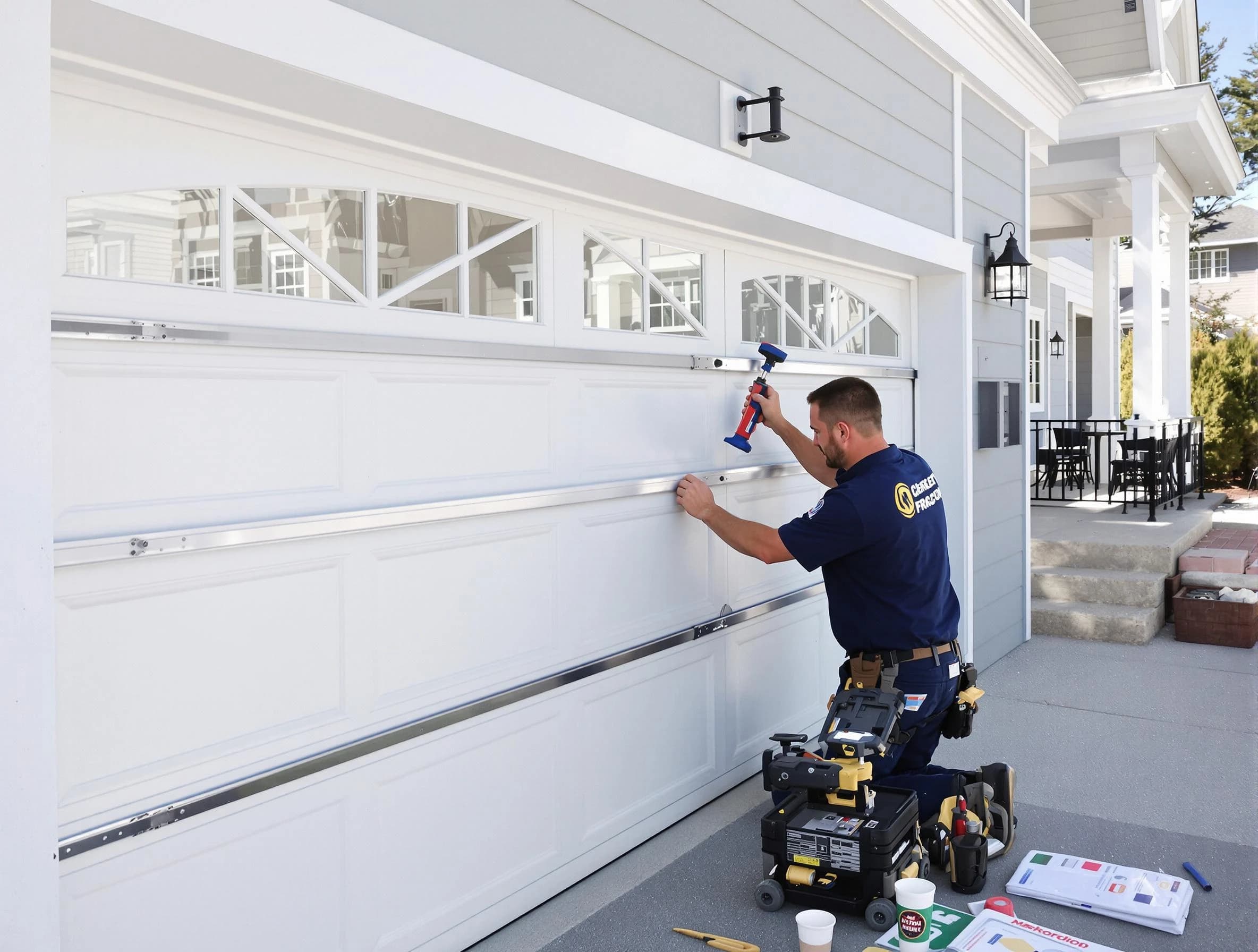 Professional garage door installation by Thompson's Station Garage Door Repair in Thompson's Station