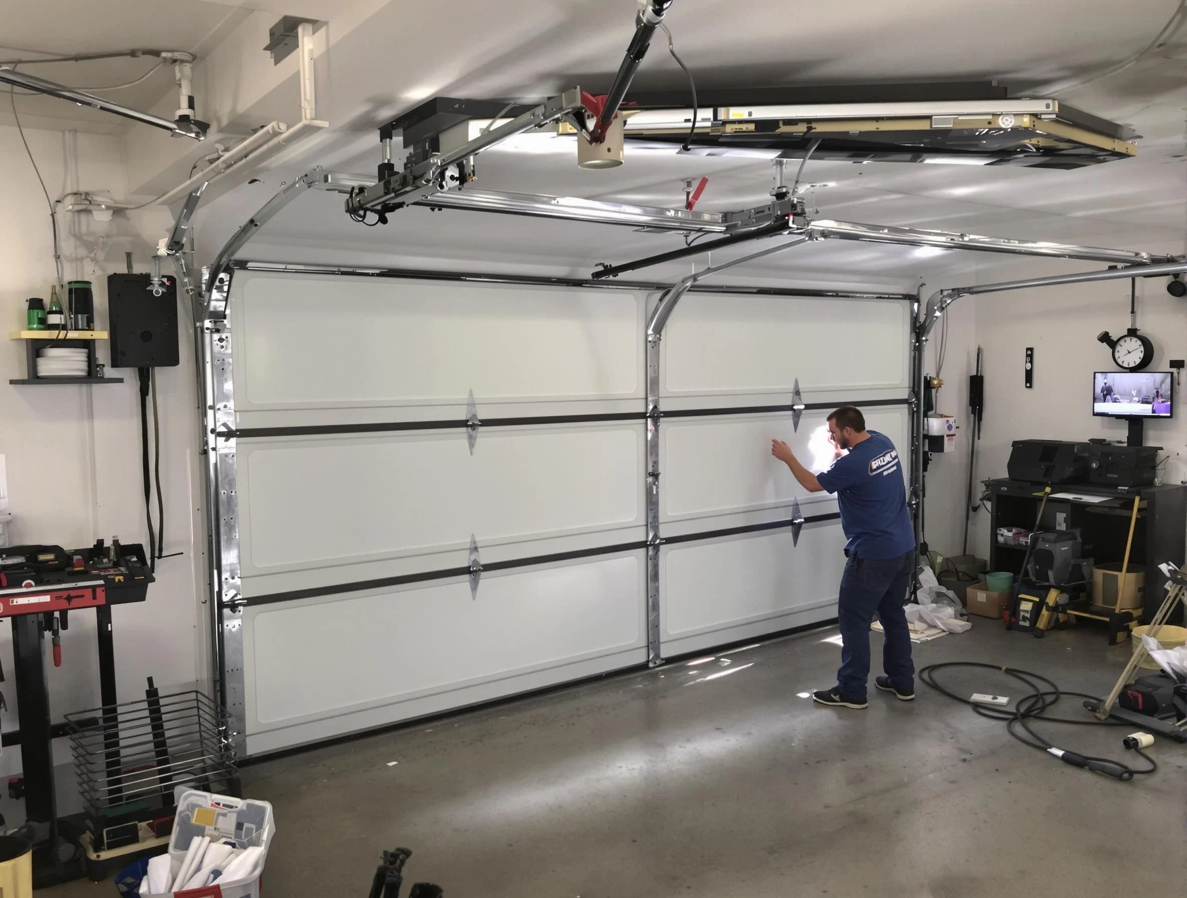 Professional garage door repair service by Thompson's Station Garage Door Repair in Thompson's Station
