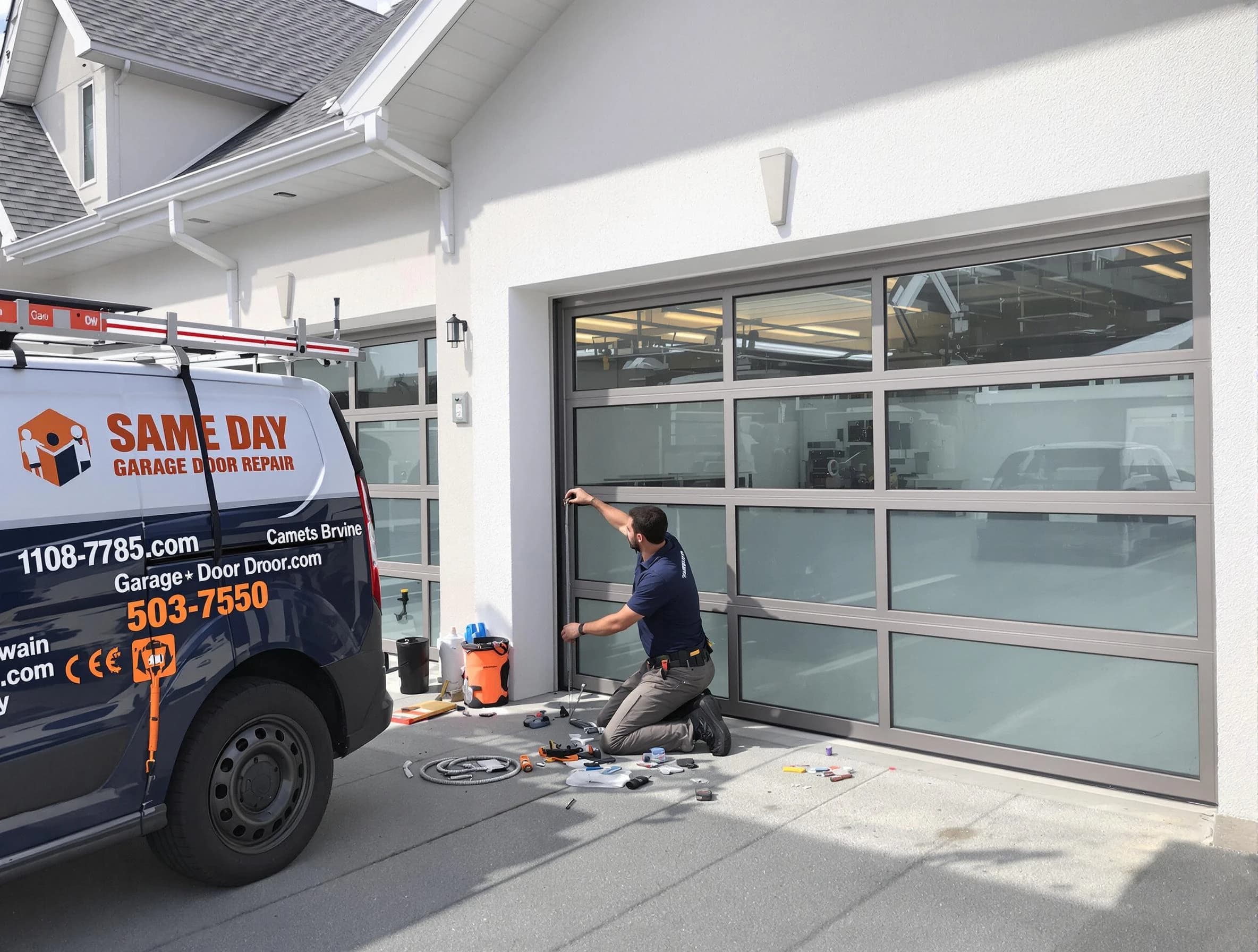 Same-day garage door repair service by Thompson's Station Garage Door Repair in Thompson's Station