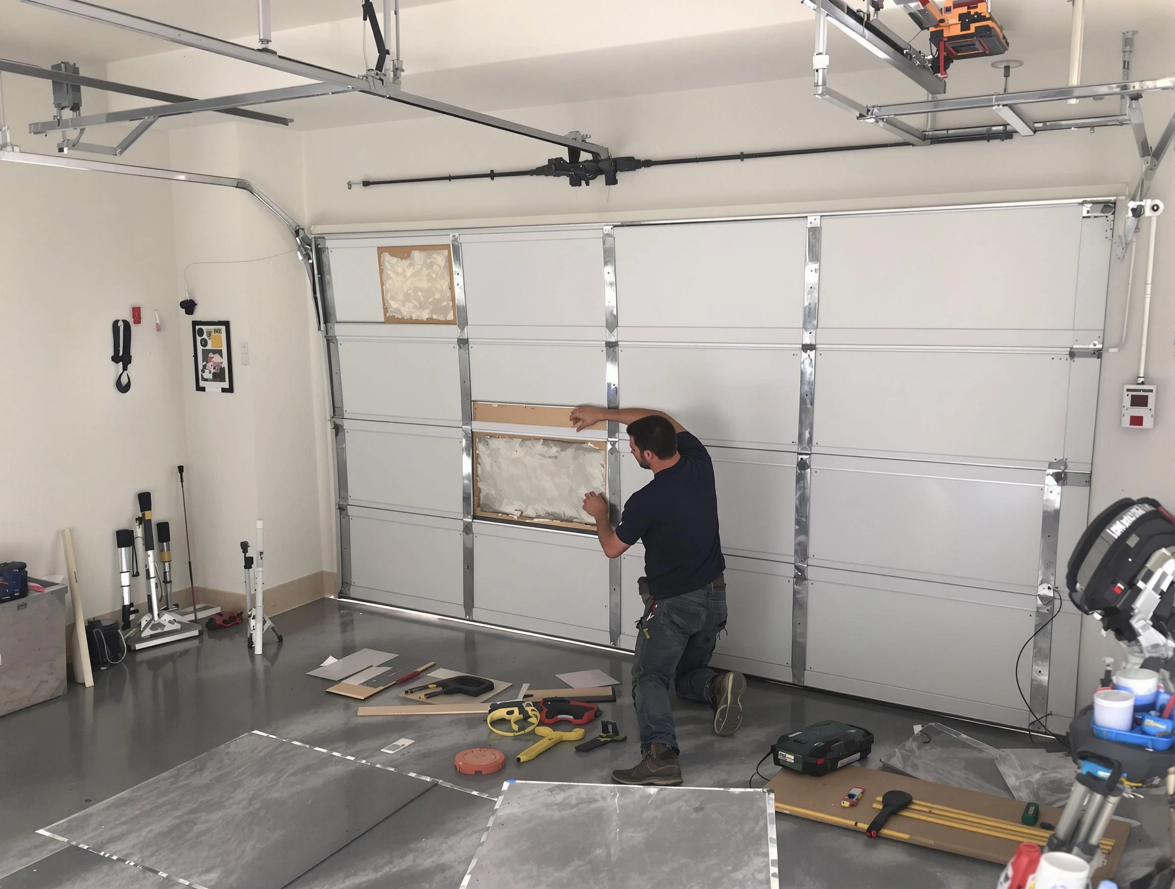 Garage Door Panel Repair in Thompson's Station