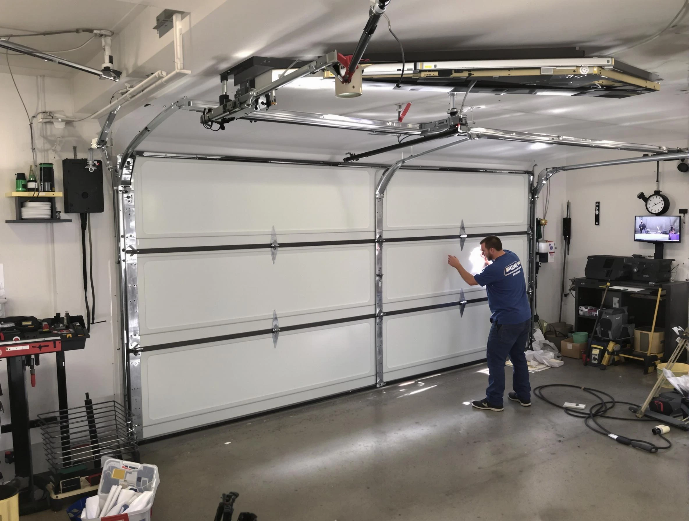 Professional garage door repair service by Thompson's Station Garage Door Repair in Thompson's Station