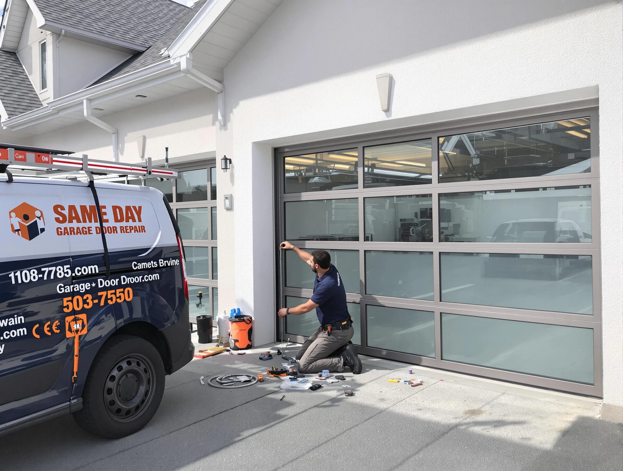 Same-day garage door repair service by Thompson's Station Garage Door Repair in Thompson's Station